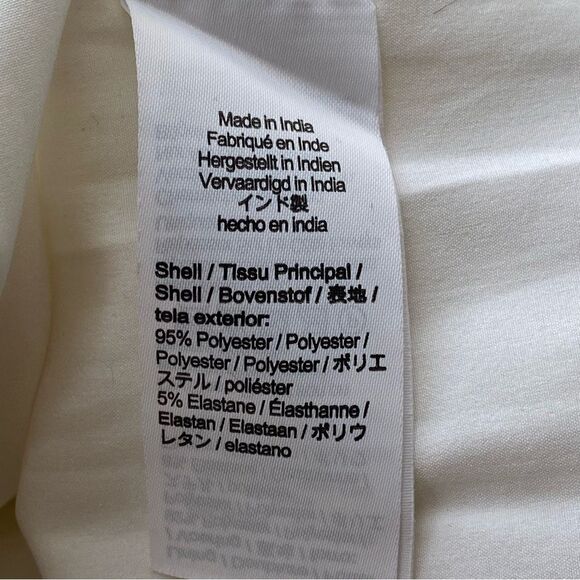 NWOT J. Crew Collection White Fringe Trim with Sequins Sheath Dress Size 6 - Picture 11 of 16